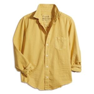 Frank & Eileen: Eileen Button Down in Vintage Gold, Size L, Excellent condition